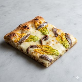 Fiori e alici teglia intera(per 4/5 persone)