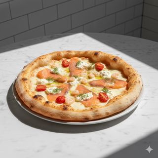 Fish pizza