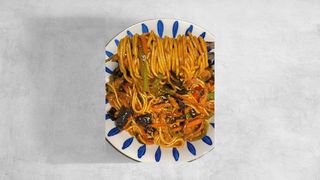Fish-flavored shredded pork noodles