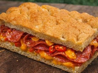 Focaccia la diavola