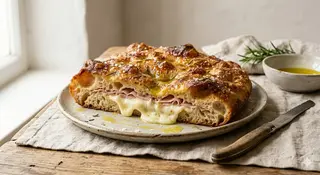 Focaccia tibi ricco cotto