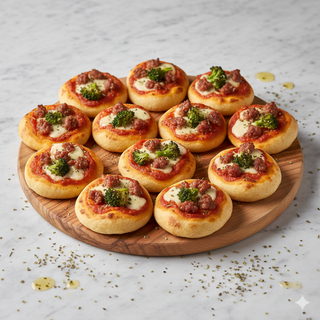 Focaccia broccoli e salsiccia 12 pezzi