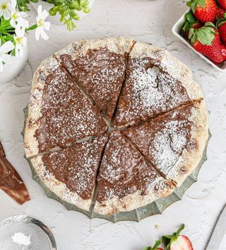 Focaccia con Nutella ridotta