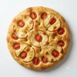 Focaccia provola affumicata e pomodoro