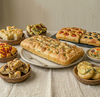 Focaccia quadrata vuota