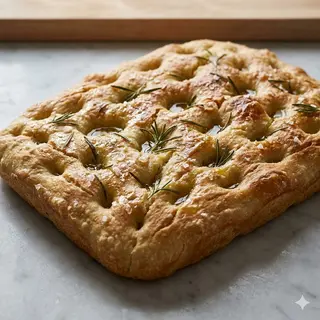 Focaccia sale olio rosmarino