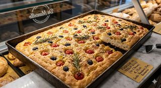 Focaccia teglia 60 x 40 per 5 persone 