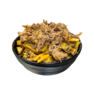 Fonduta pulled pork
