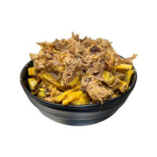 Fonduta pulled pork