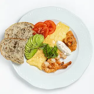 Французский завтрак с креветками (350г)