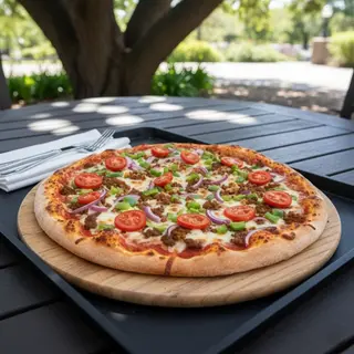 Fresh Mexican Beef Pizza