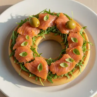 Fresina salmone e rucola