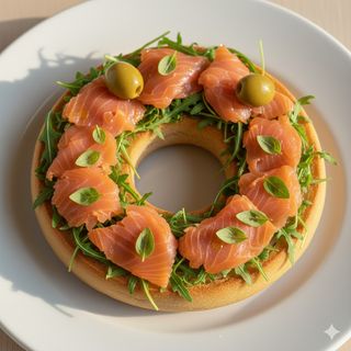 Fresina salmone e rucola