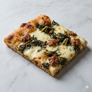 Friarielli e salsiccia teglia intera(per 4/5 persone)