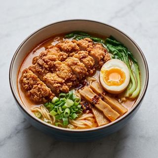 Fried chicken ramen