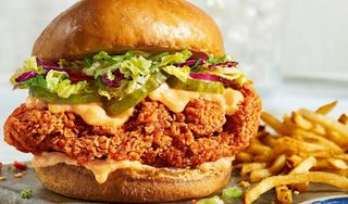 Fried chicken sandwich