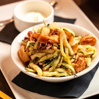 Fried squids & zucchini