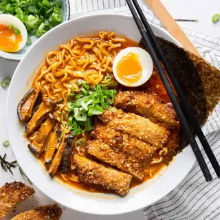 Fried chicken ramen