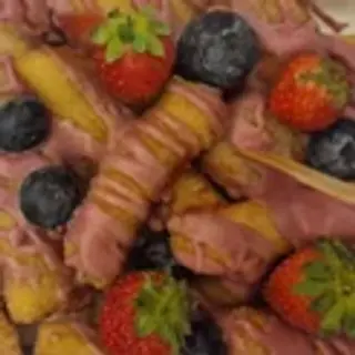 Frittelline gourmet ai frutti rossi