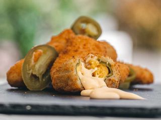 Jalapenos ripieni di cheddar - 5 pezzi