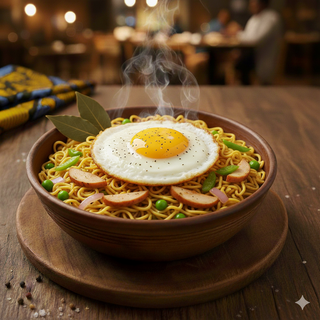 Fritto indomie con uovo