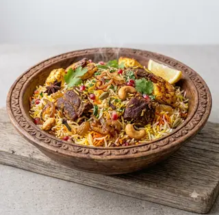 Mix biryani piatto