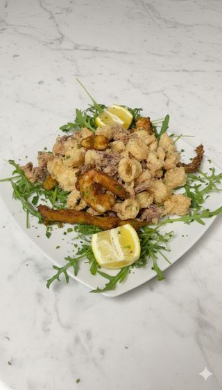 Frittura croccante di mare