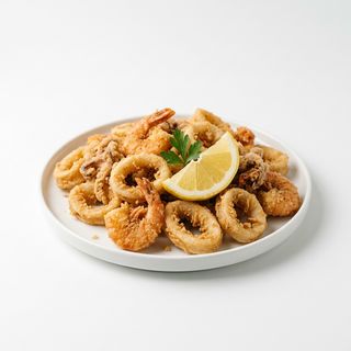Frittura gamberi e calamari