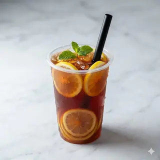 16 Fruit tea limone tè rosso