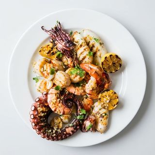 Plat Fruits De Mer Grillés