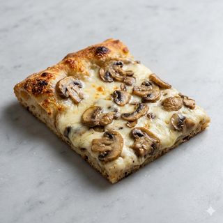 Funghi e mozzarella teglia intera(4/5 persone)