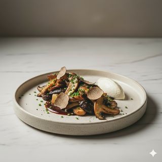 Funghi e tartufo alla London