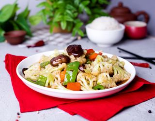 Цветная капуста с грибами (400г)