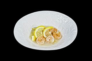 Gamberi con limone