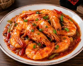 42. Gamberoni in salsa piccante