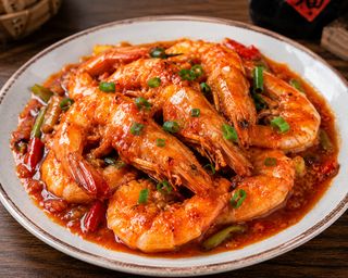 42. Gamberoni in salsa piccante