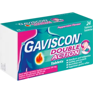 GAVISCON DOUBLE ACTION tabs 8s