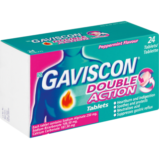 GAVISCON DOUBLE ACTION tabs 8s