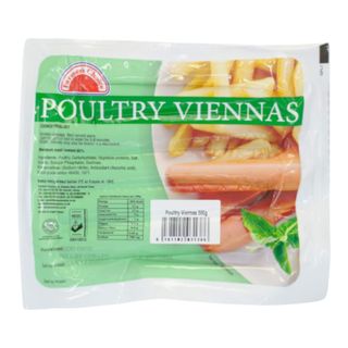 Farmers Choice Fresh Poultry Viennas Cooked 500g