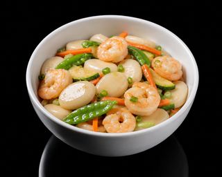 29a. Gnocchi di riso con gamberi