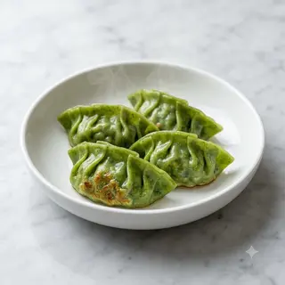 Green gyoza