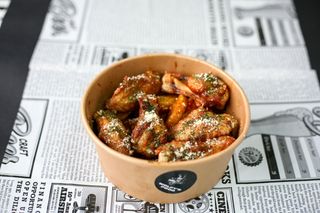 Galic Parmesan Chicken Wings
