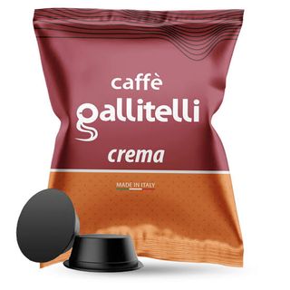 Gallitelli Crema 100 pezzi Capsule compatibili A Modo Mio