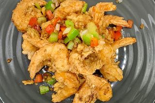 Gamberetti con sale e pepe（椒盐虾）