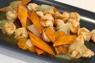 Gamberi al curry（咖喱虾）