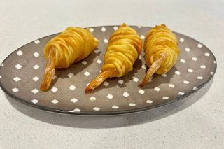 Gamberi patate fritte 3 pezzi