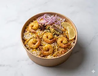 Gamberi biriyani