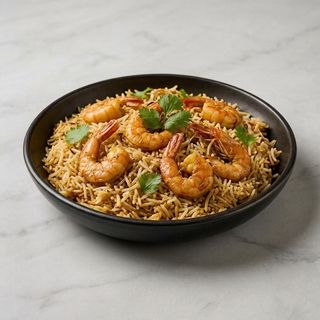 Gamberi biryani