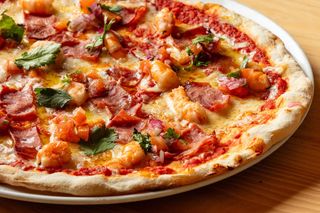 Pizza Gamberi Criolla