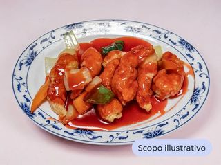 94.Gamberi con salsa agrodolce